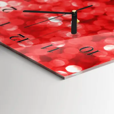 Decoratieve glazen klok verticaal Verschijning