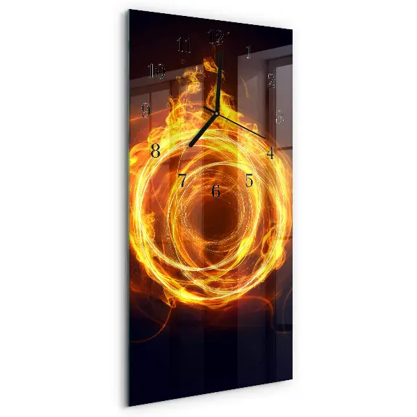 Glazen klok verticaal Vortex