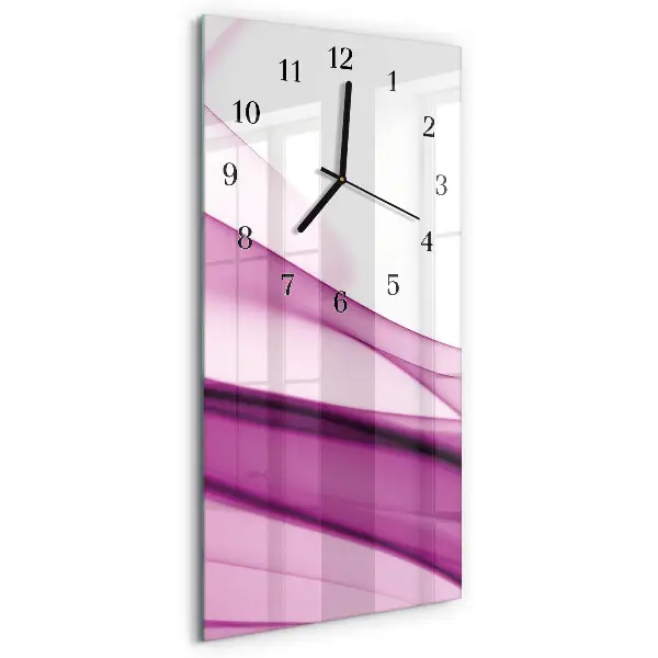 Rechthoekige glas klok verticaal Abstractie