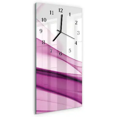 Rechthoekige glas klok verticaal Abstractie