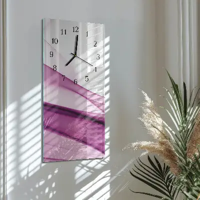 Rechthoekige glas klok verticaal Abstractie