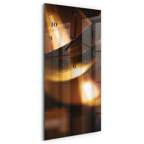 Rechthoekige glas klok verticaal Patroon