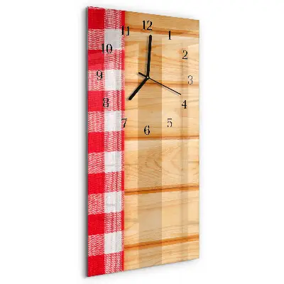 Decoratieve glazen klok verticaal Tafel