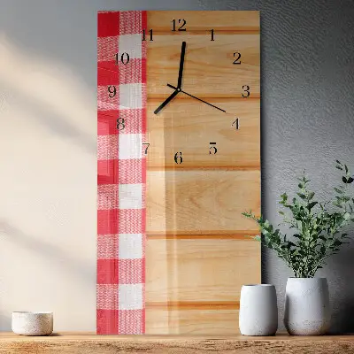 Decoratieve glazen klok verticaal Tafel