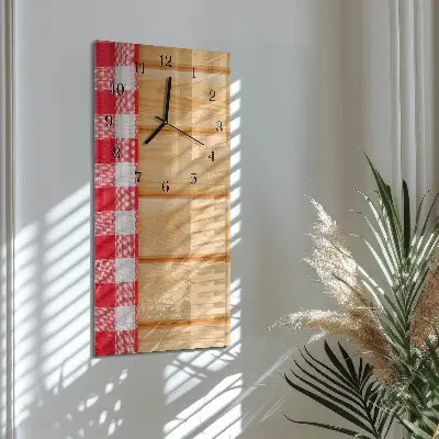 Decoratieve glazen klok verticaal Tafel