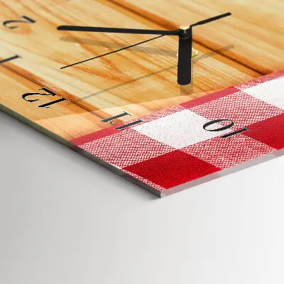 Decoratieve glazen klok verticaal Tafel