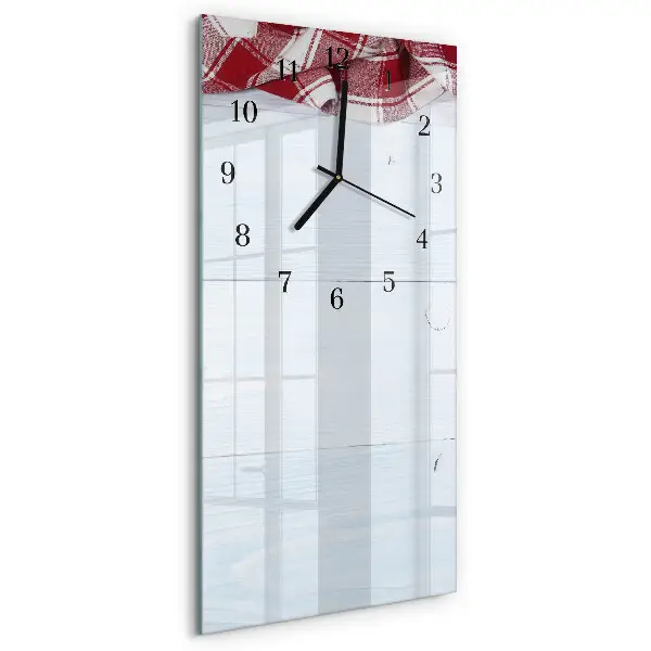 Rechthoekige glas klok verticaal Tafel
