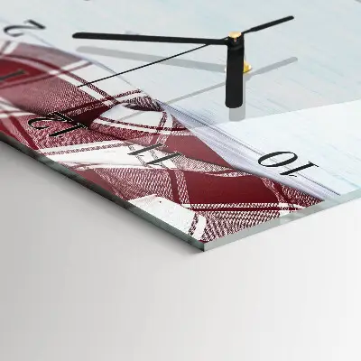 Rechthoekige glas klok verticaal Tafel