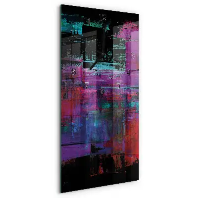 Decoratieve glazen klok verticaal Deel