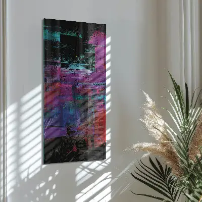 Decoratieve glazen klok verticaal Deel
