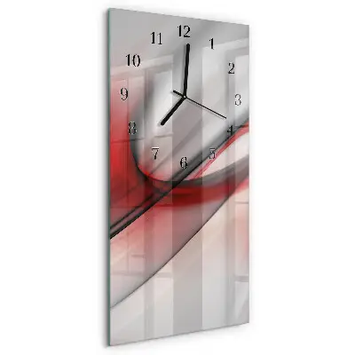 Glazen klok verticaal Abstractie