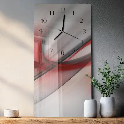 Glazen klok verticaal Abstractie