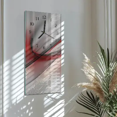 Glazen klok verticaal Abstractie