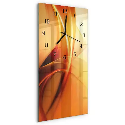 Rechthoekige glas klok verticaal Patroon