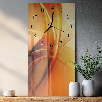 Rechthoekige glas klok verticaal Patroon