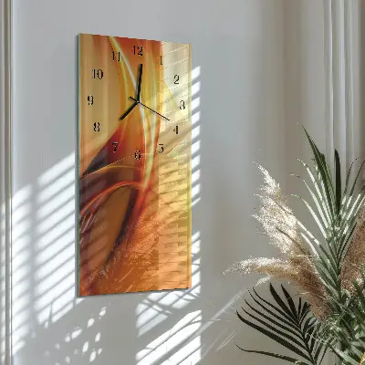 Rechthoekige glas klok verticaal Patroon