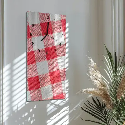 Glazen klok verticaal Tafelkleed