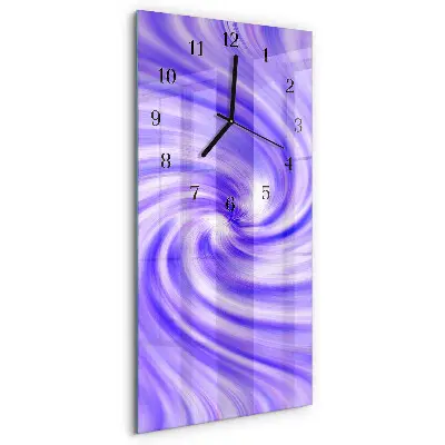 Decoratieve glazen klok verticaal Vortex