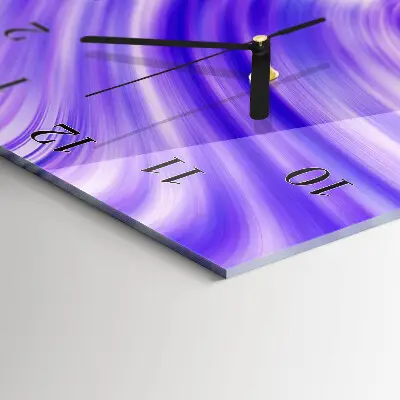 Decoratieve glazen klok verticaal Vortex