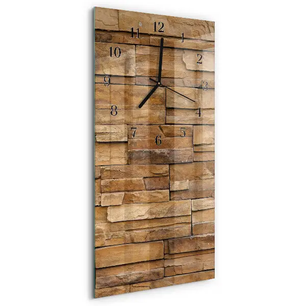 Decoratieve glazen klok verticaal Klinker