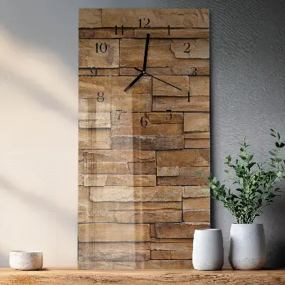 Decoratieve glazen klok verticaal Klinker