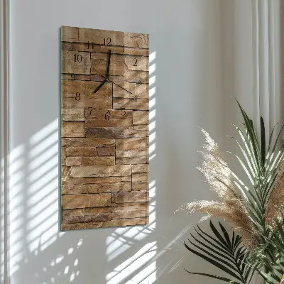 Decoratieve glazen klok verticaal Klinker