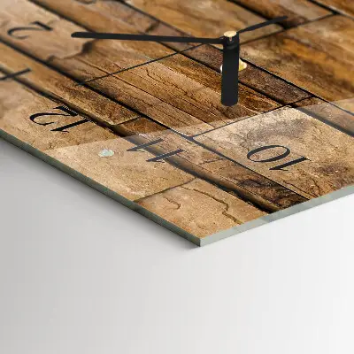 Decoratieve glazen klok verticaal Klinker