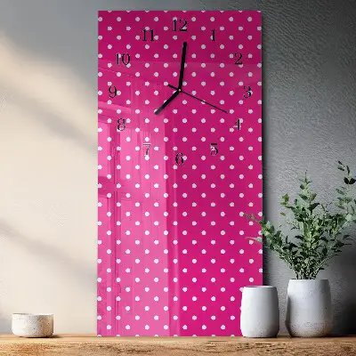 Rechthoekige glas klok verticaal Controle