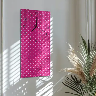 Rechthoekige glas klok verticaal Controle