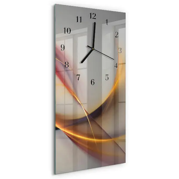 Glazen klok verticaal Abstractie