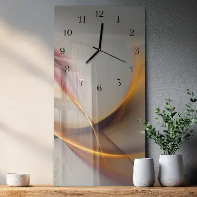 Glazen klok verticaal Abstractie