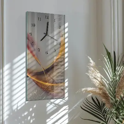 Glazen klok verticaal Abstractie
