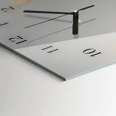 Glazen klok verticaal Abstractie