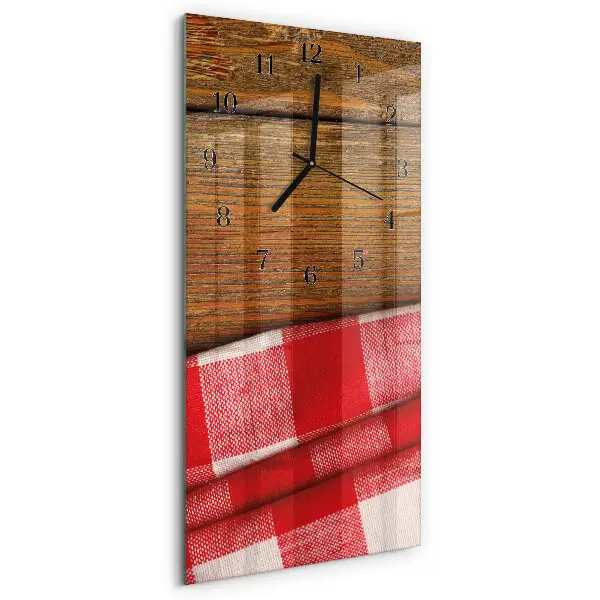 Decoratieve glazen klok verticaal Tafel