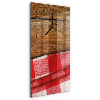Decoratieve glazen klok verticaal Tafel