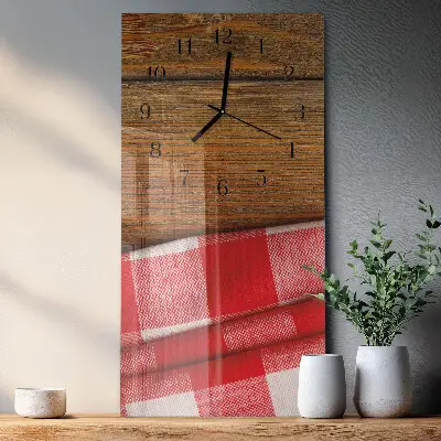 Decoratieve glazen klok verticaal Tafel