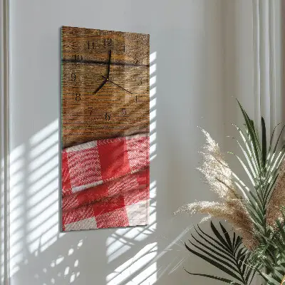 Decoratieve glazen klok verticaal Tafel