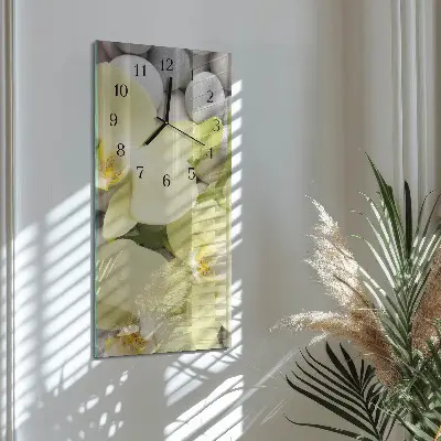 Glazen klok verticaal Orchideeënstenen
