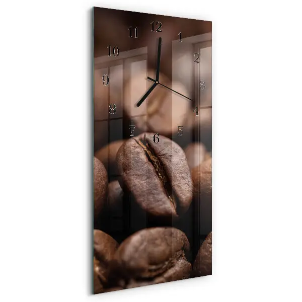 Rechthoekige glas klok verticaal Koffiebonen