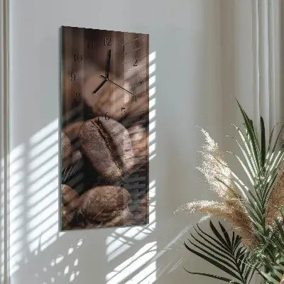 Rechthoekige glas klok verticaal Koffiebonen