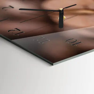 Rechthoekige glas klok verticaal Koffiebonen
