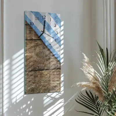Decoratieve glazen klok verticaal Tafelkleed