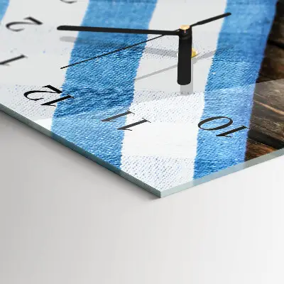 Decoratieve glazen klok verticaal Tafelkleed