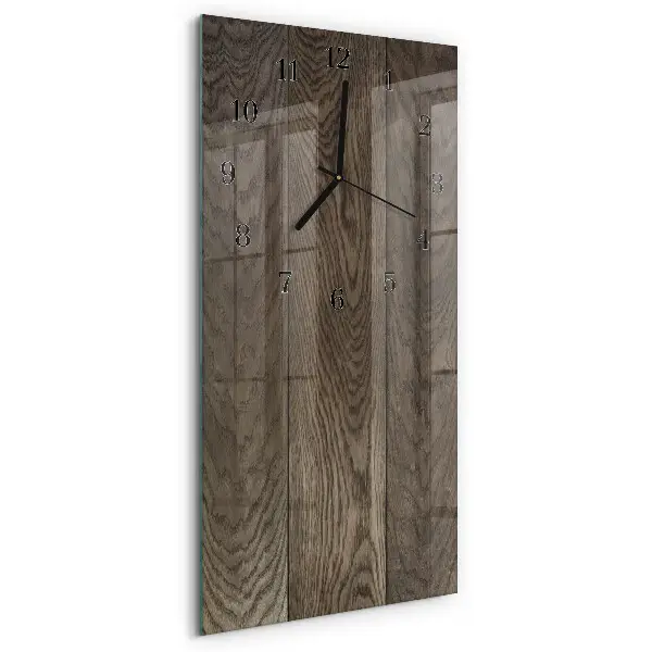 Rechthoekige glas klok verticaal Bord