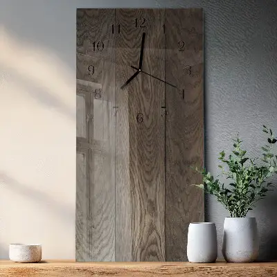 Rechthoekige glas klok verticaal Bord