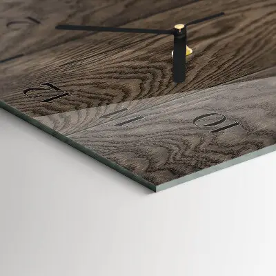 Rechthoekige glas klok verticaal Bord