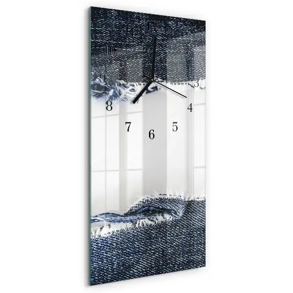 Glazen klok verticaal Abstractie