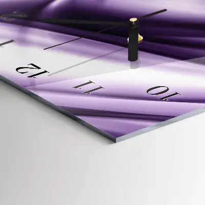 Decoratieve glazen klok verticaal Patroon