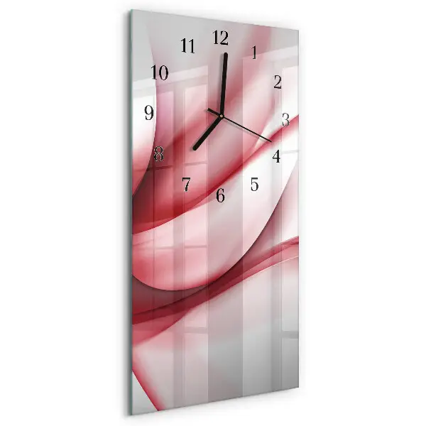 Decoratieve glazen klok verticaal Abstractie