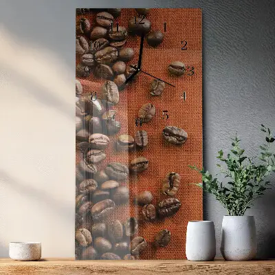 Rechthoekige glas klok verticaal Koffiebonen